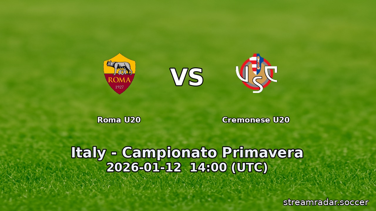 Roma U20 vs Cremonese U20