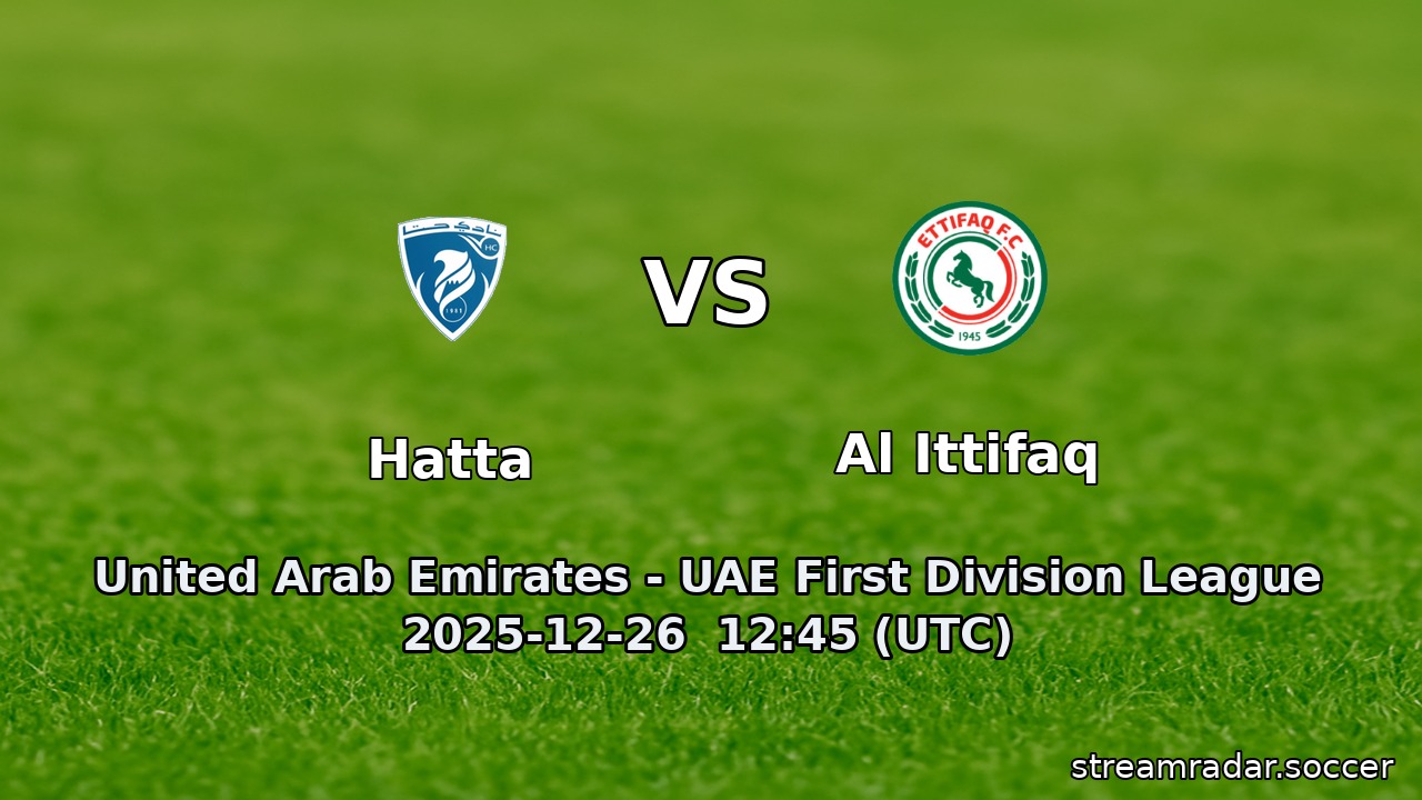 Hatta vs Al Ittifaq