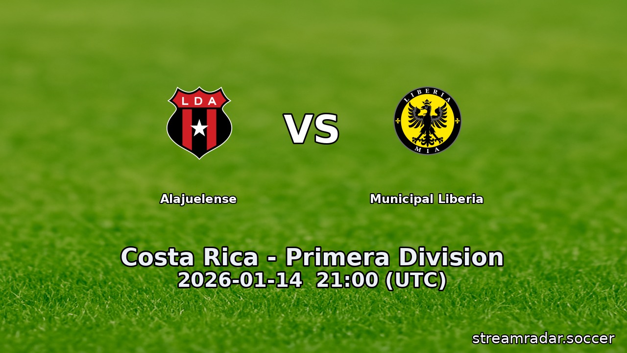 Alajuelense vs Municipal Liberia