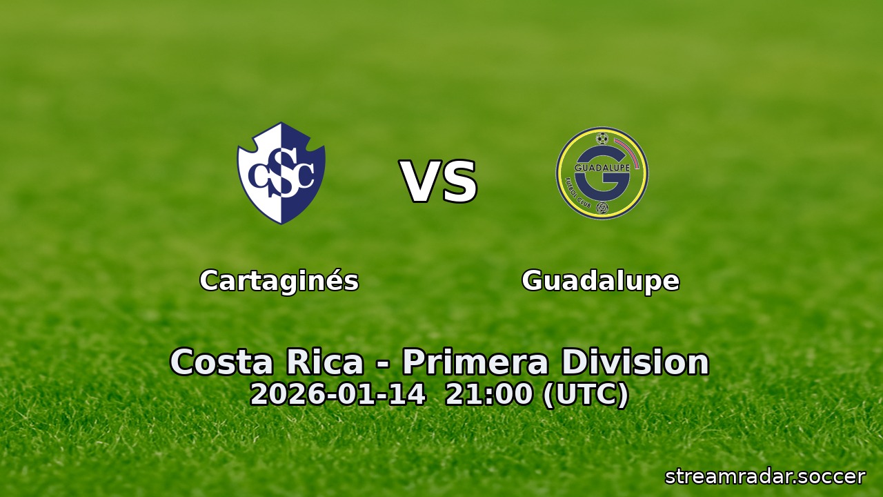 Cartaginés vs Guadalupe