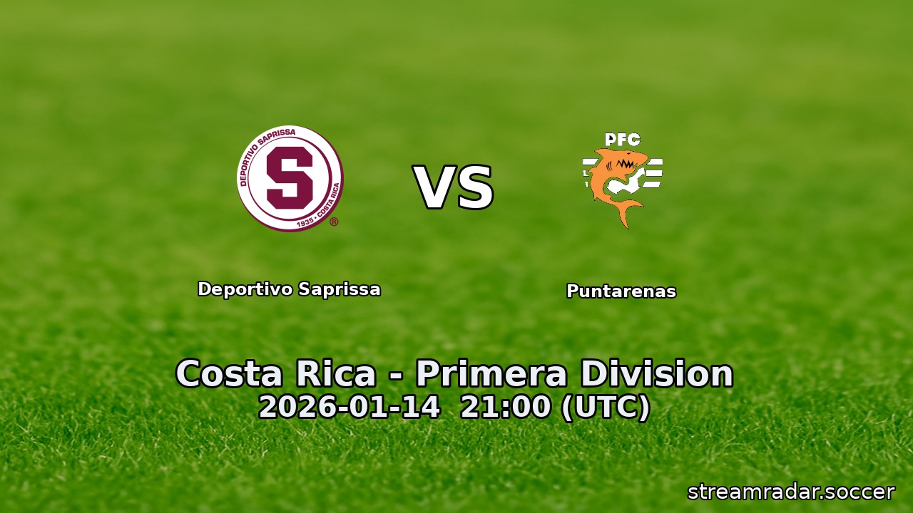 Deportivo Saprissa vs Puntarenas