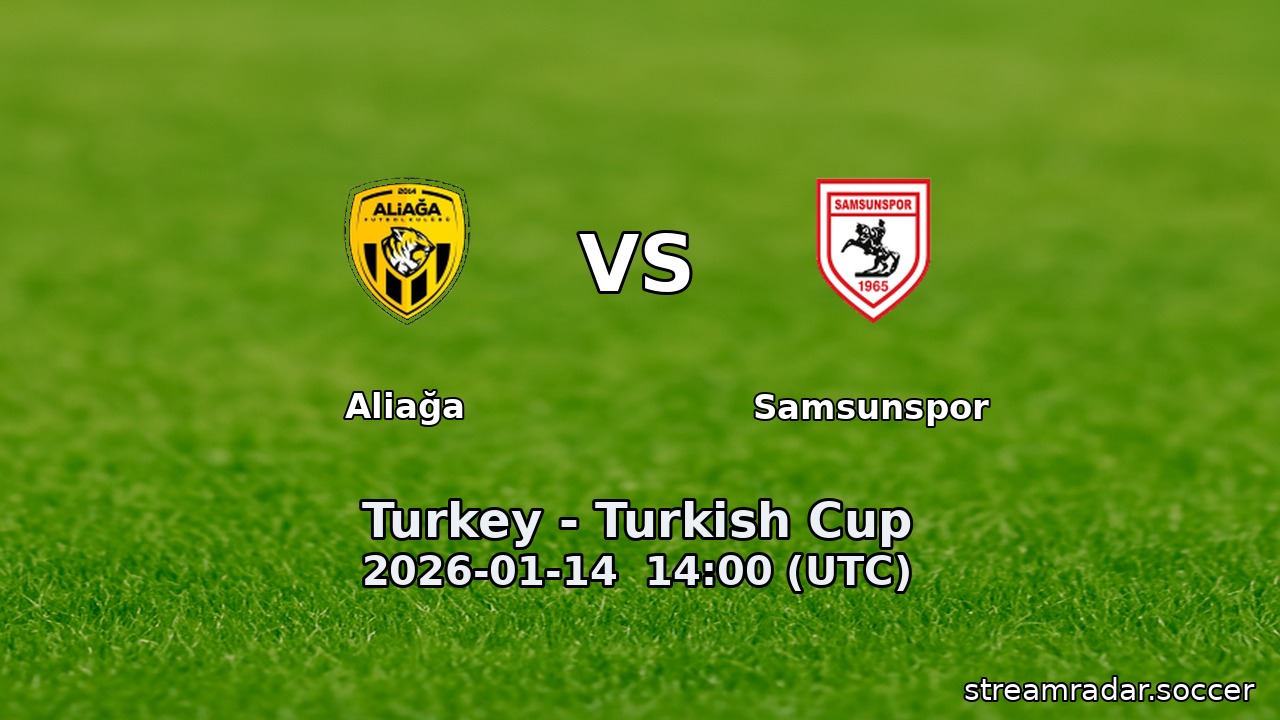 Aliağa vs Samsunspor