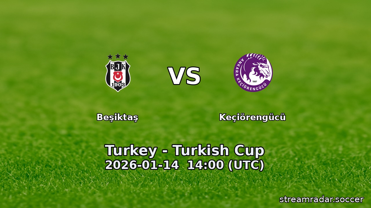Beşiktaş vs Keçiörengücü