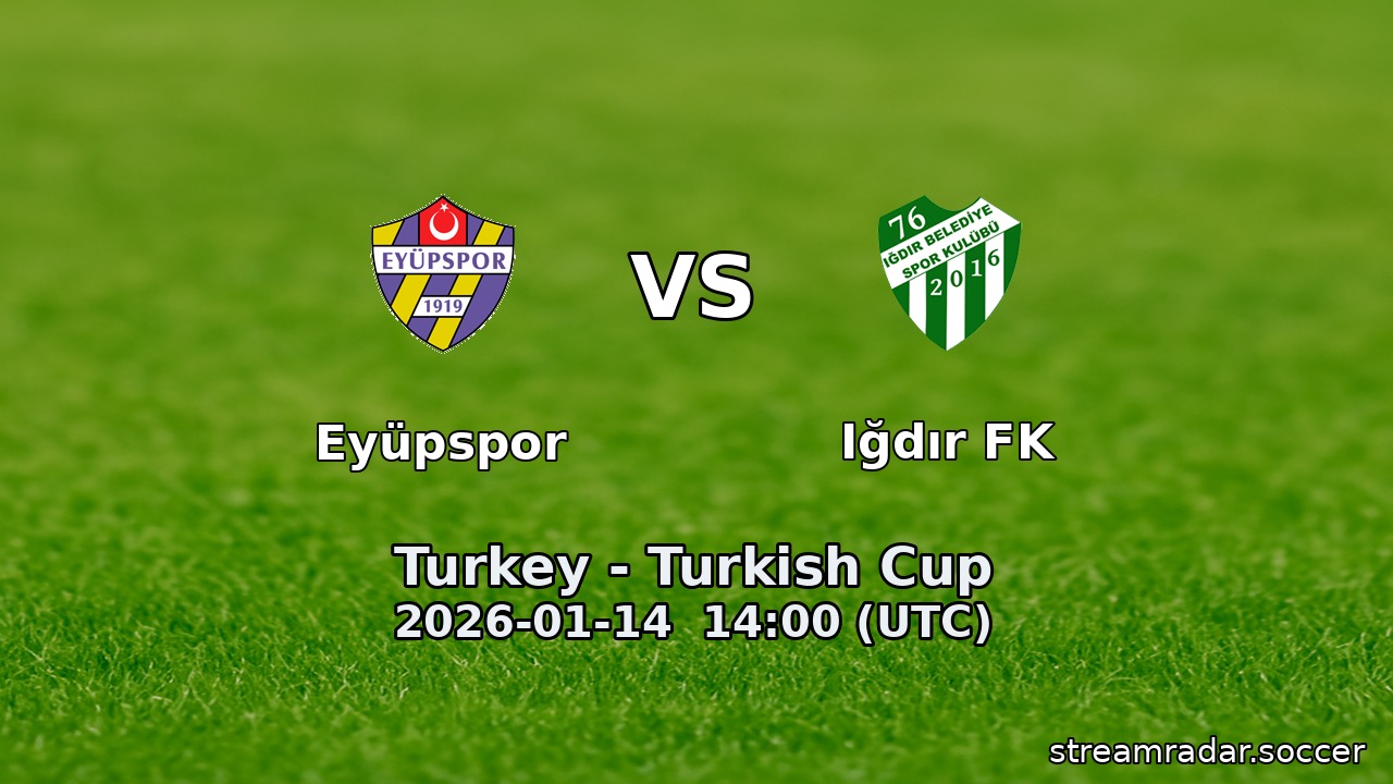 Eyüpspor vs Iğdır FK