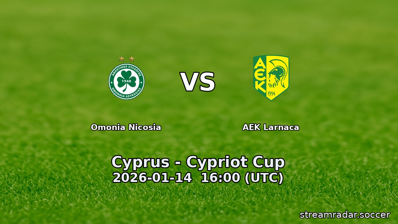 Omonia Nicosia vs AEK Larnaca