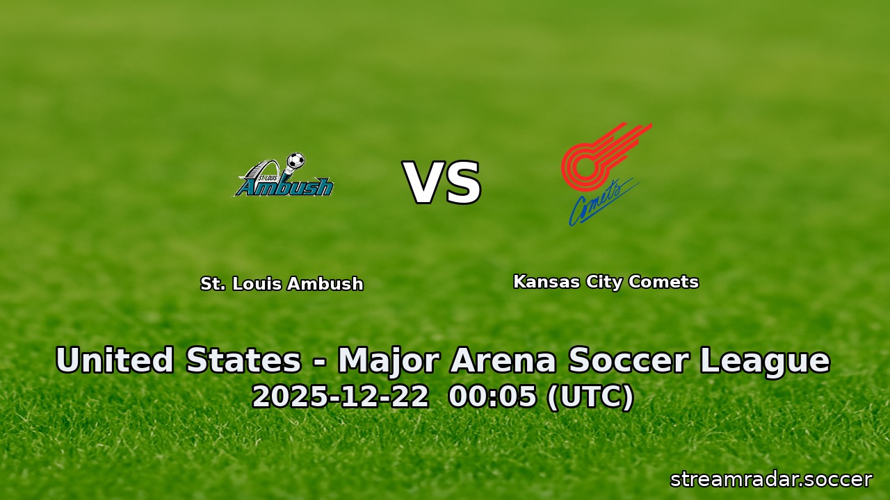 St. Louis Ambush vs Kansas City Comets