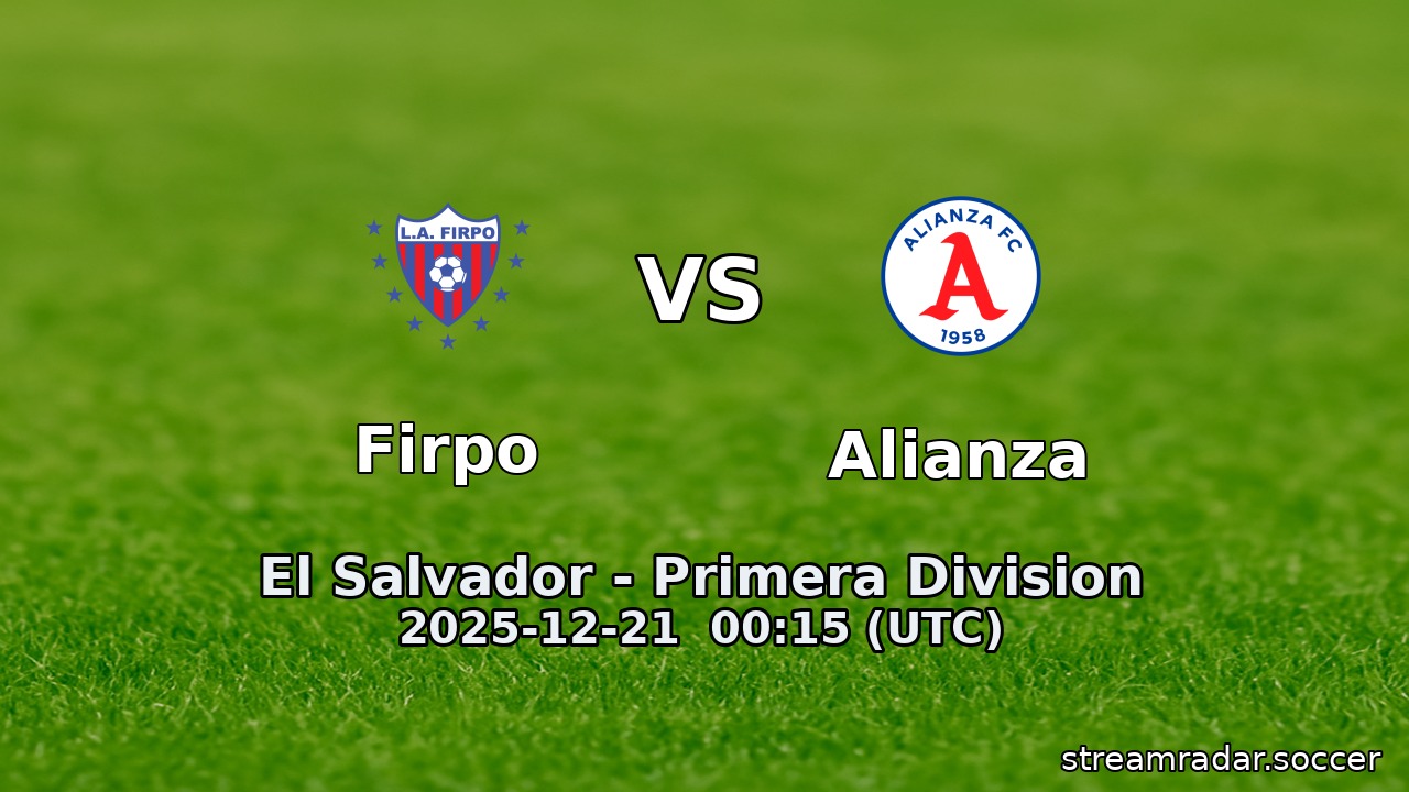 Firpo vs Alianza