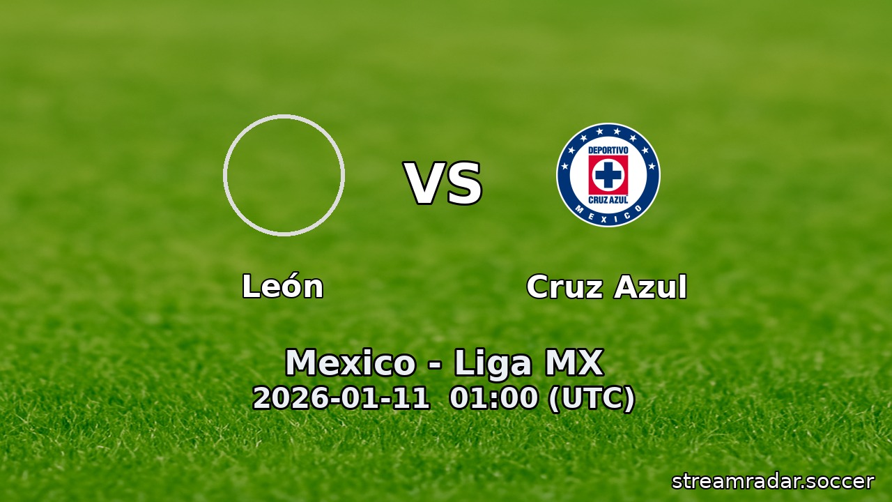 León vs Cruz Azul