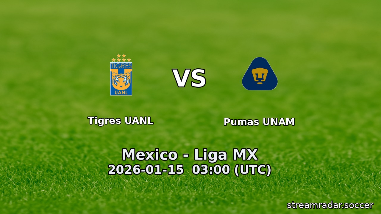 Tigres UANL vs Pumas UNAM