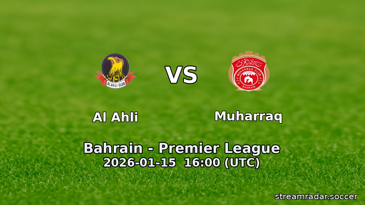 Al Ahli vs Muharraq