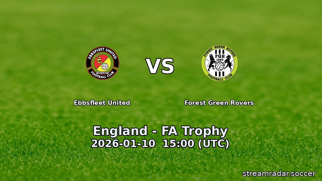 Ebbsfleet United vs Forest Green Rovers