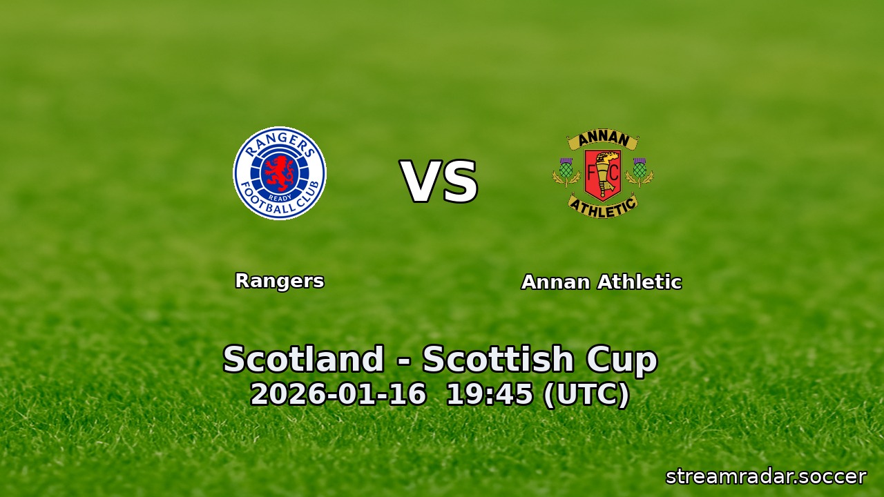 Rangers vs Annan Athletic