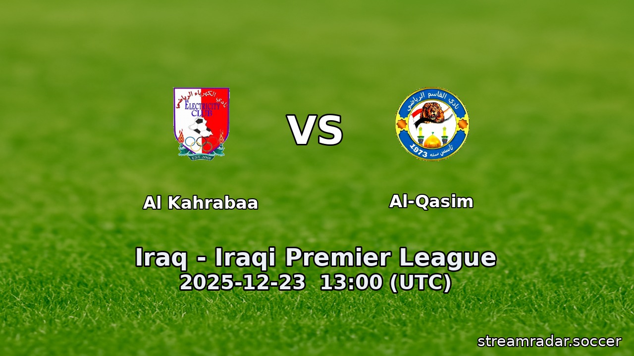 Al Kahrabaa vs Al-Qasim