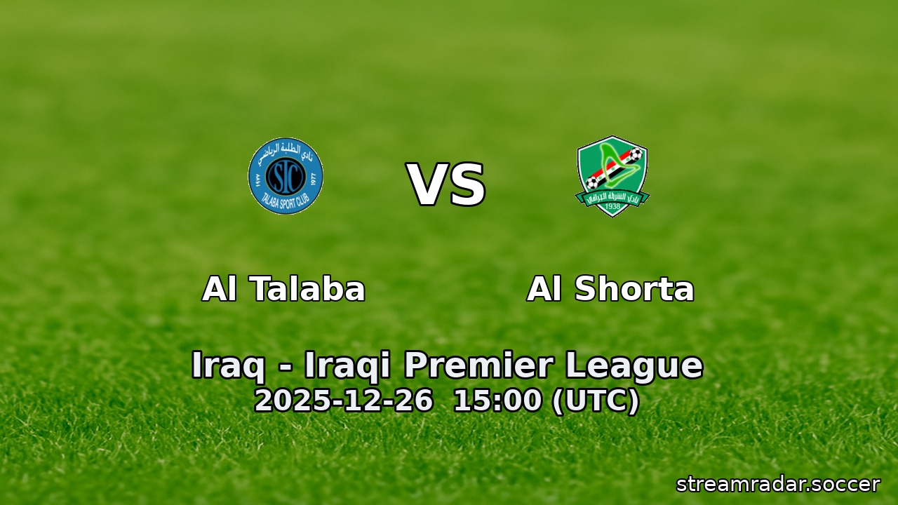 Al Talaba vs Al Shorta