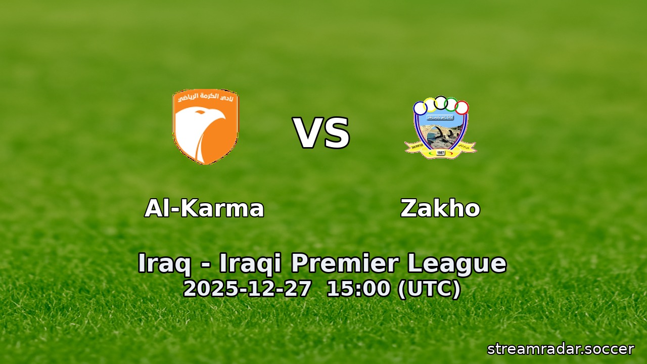 Al-Karma vs Zakho