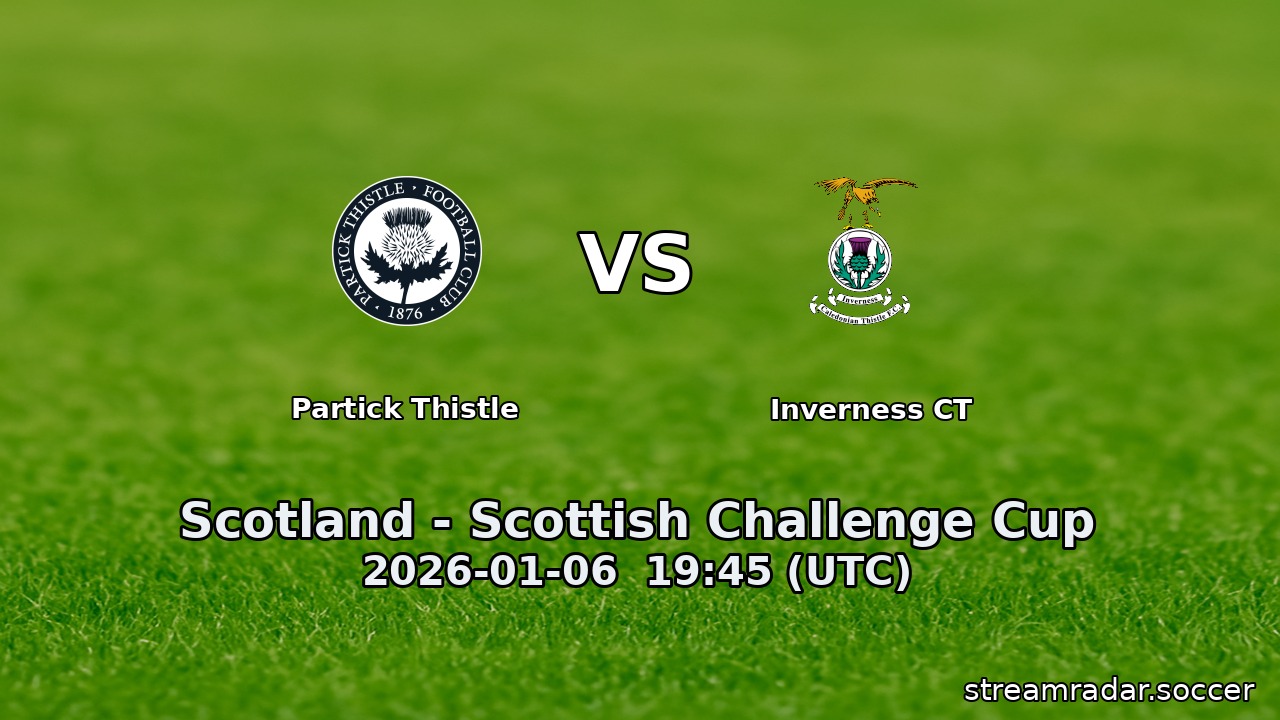 Partick Thistle vs Inverness CT