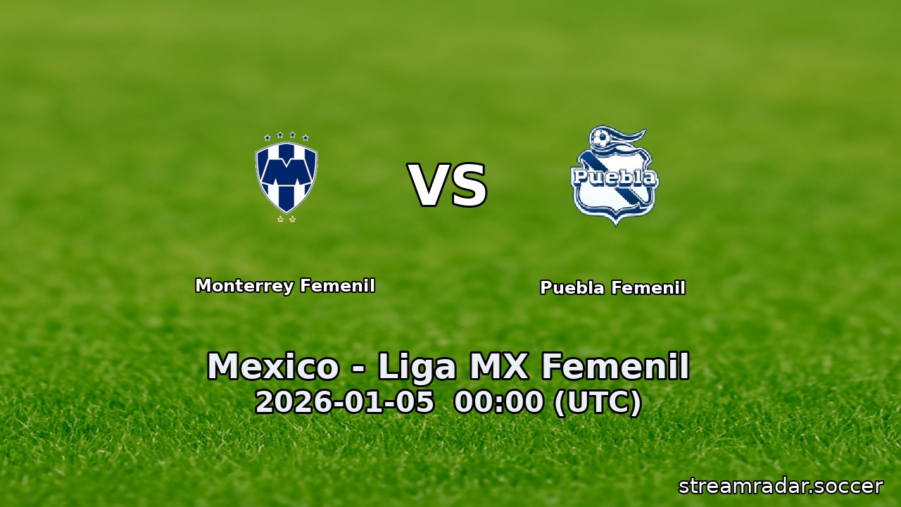 Monterrey Femenil vs Puebla Femenil