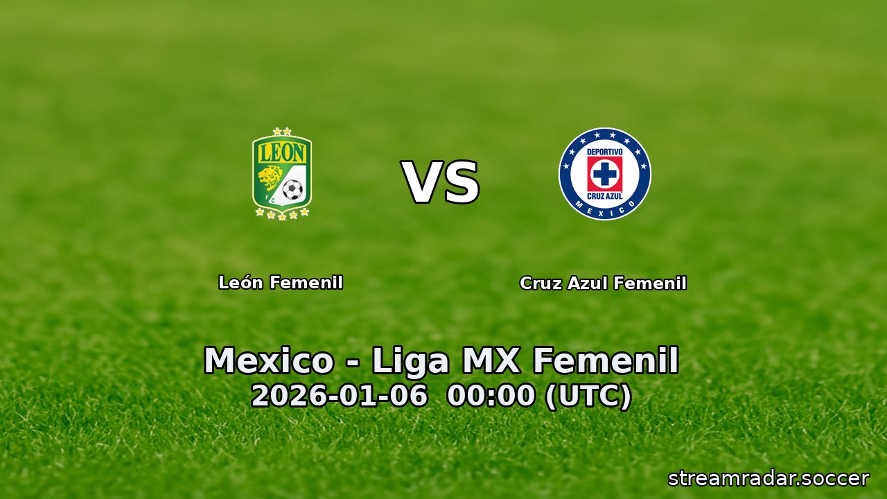 León Femenil vs Cruz Azul Femenil
