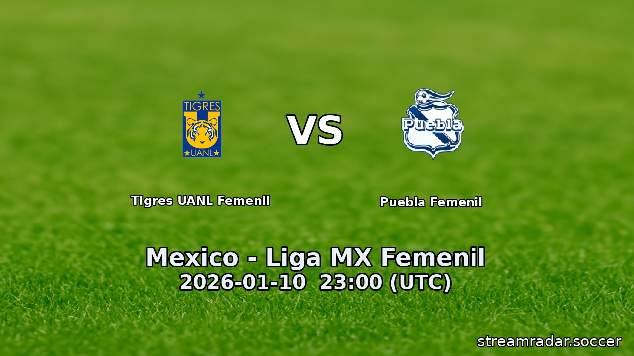Tigres UANL Femenil vs Puebla Femenil
