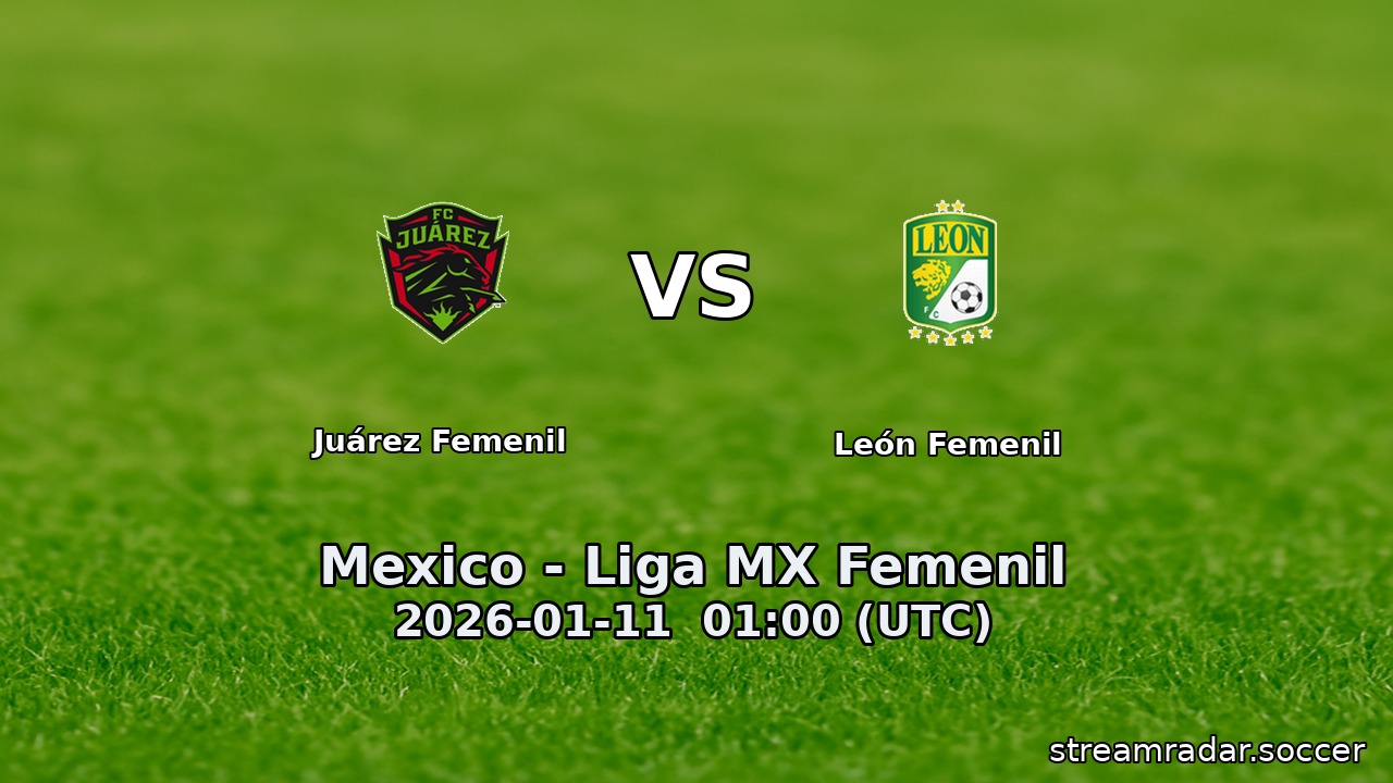 Juárez Femenil vs León Femenil
