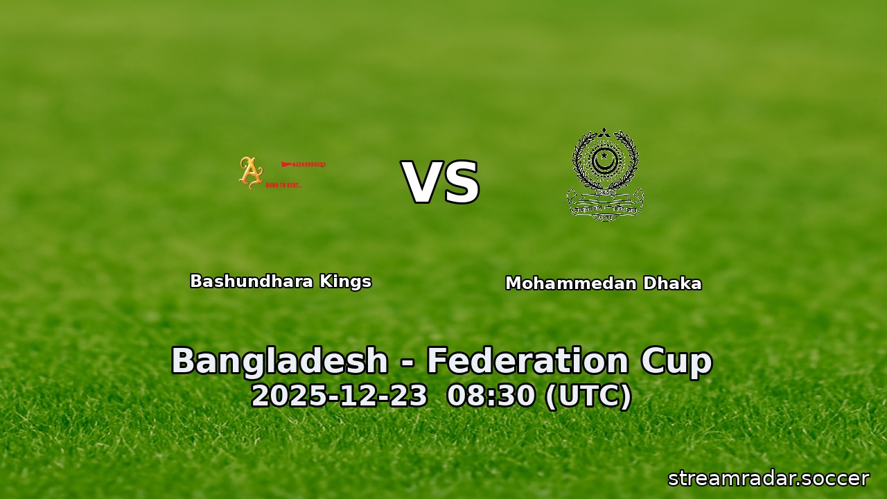 Bashundhara Kings vs Mohammedan Dhaka