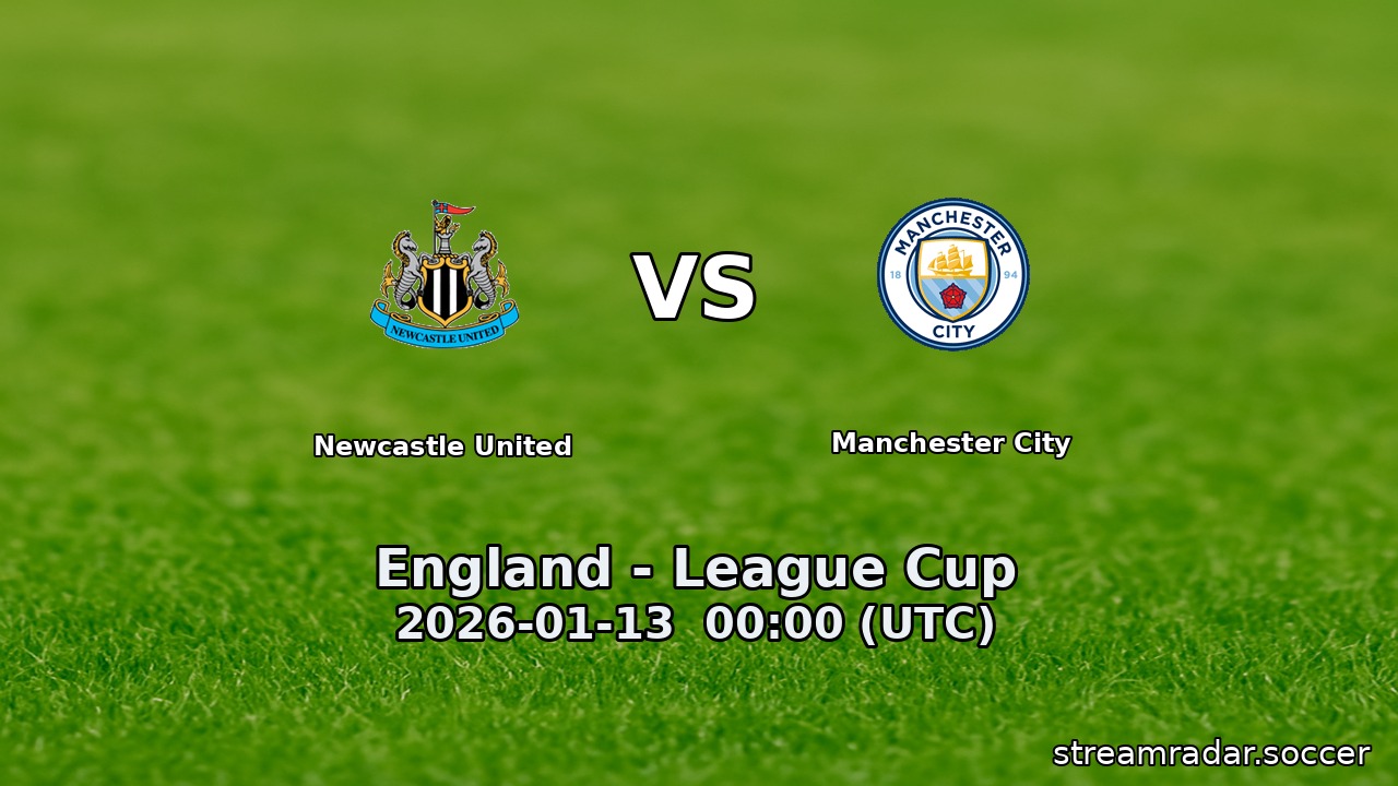 Newcastle United vs Manchester City