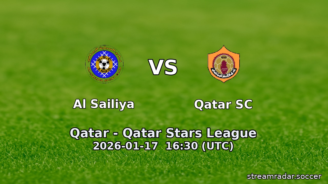 Al Sailiya vs Qatar SC