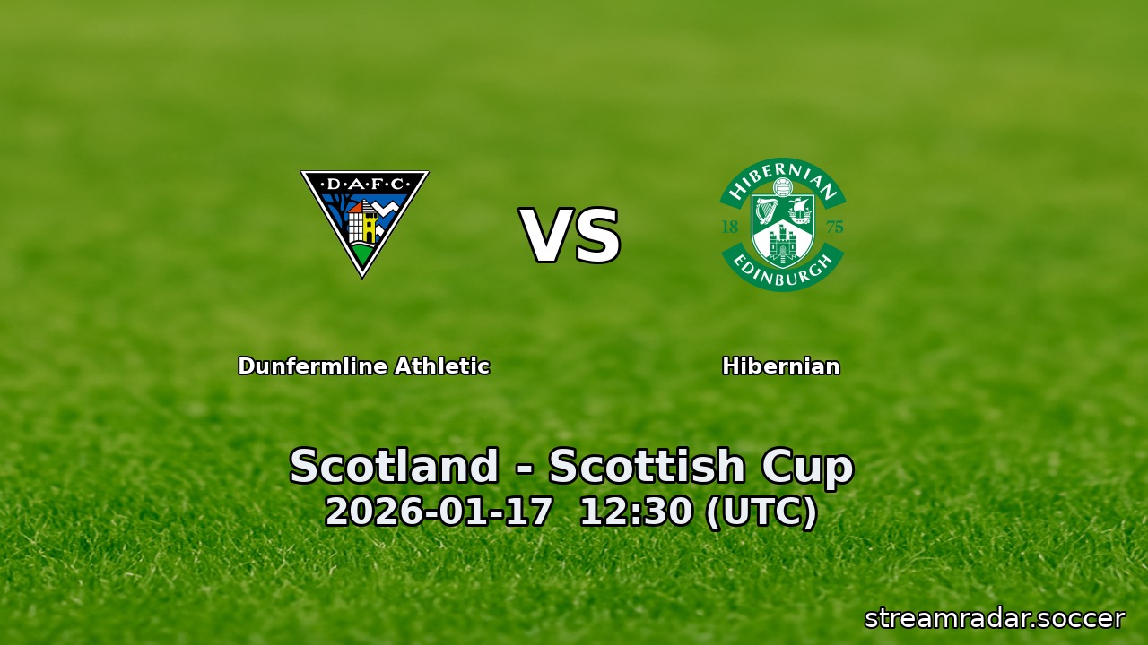Dunfermline Athletic vs Hibernian