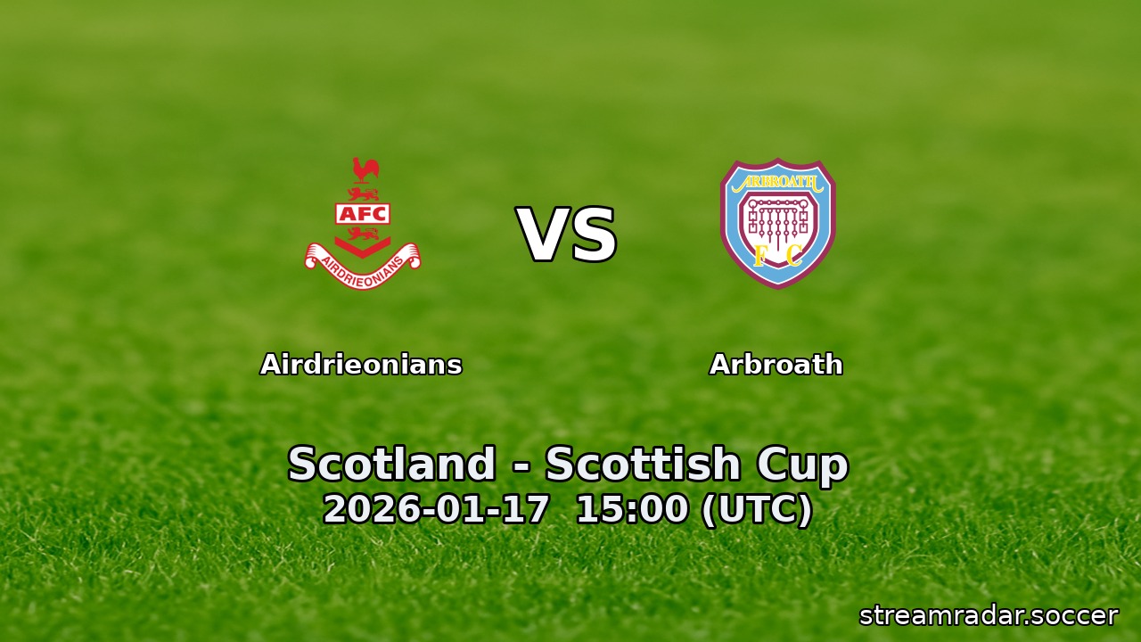 Airdrieonians vs Arbroath