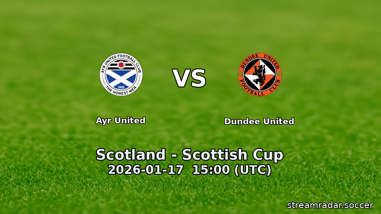 Dundee United vs Ayr United