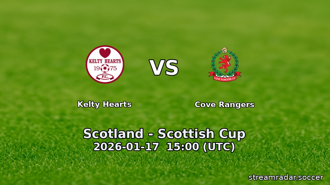 Kelty Hearts vs Cove Rangers