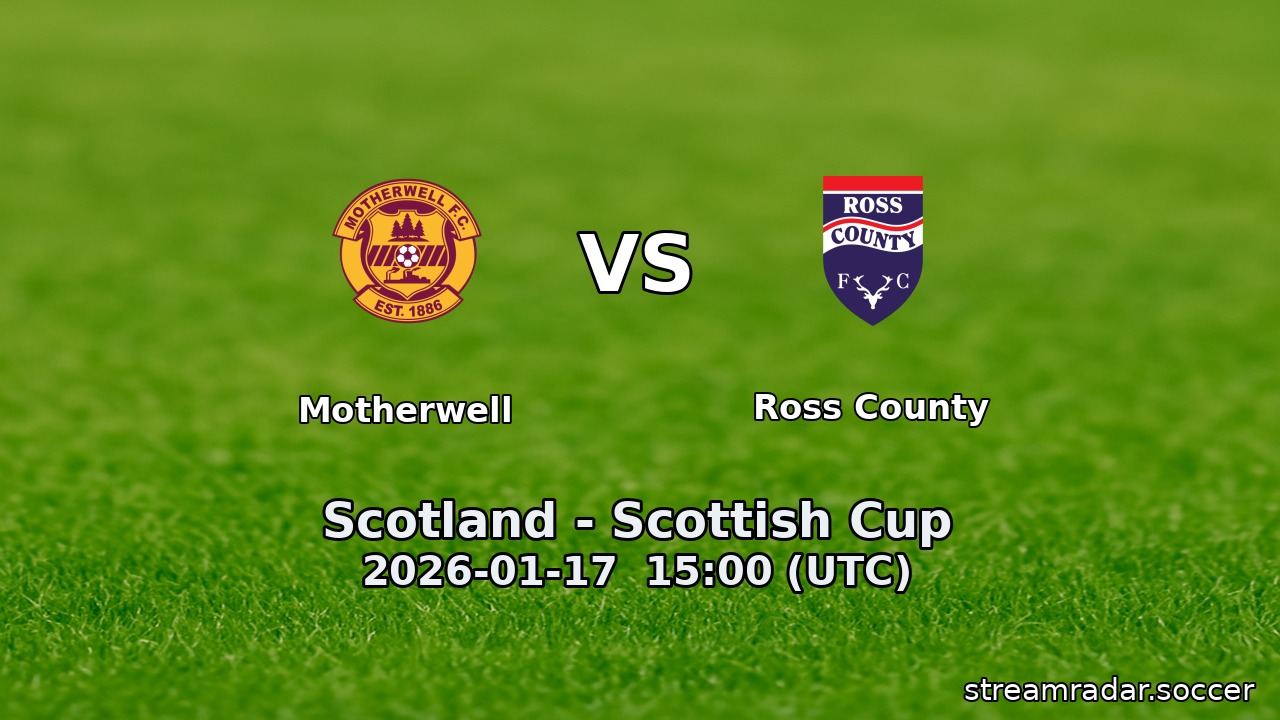 Motherwell vs Ross County