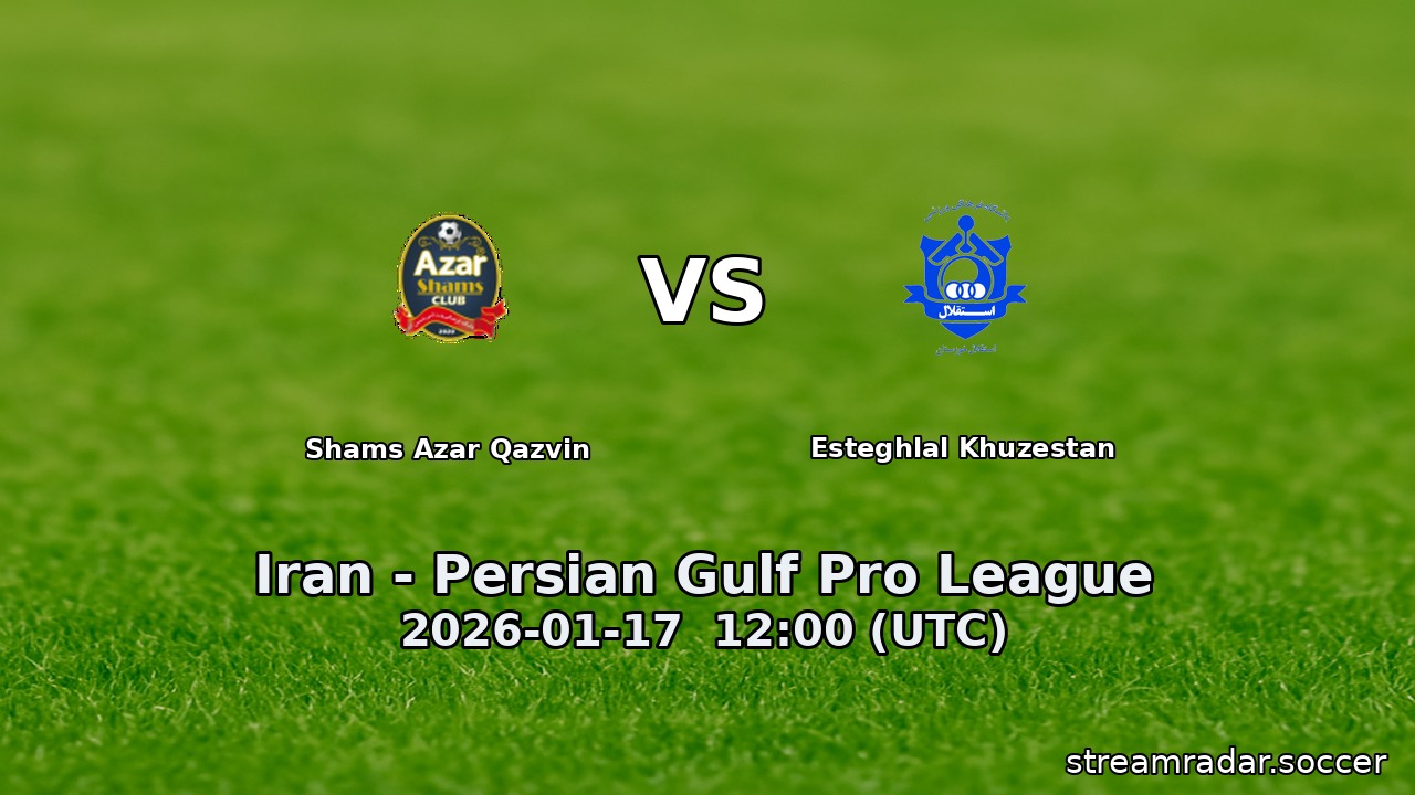 Shams Azar Qazvin vs Esteghlal Khuzestan