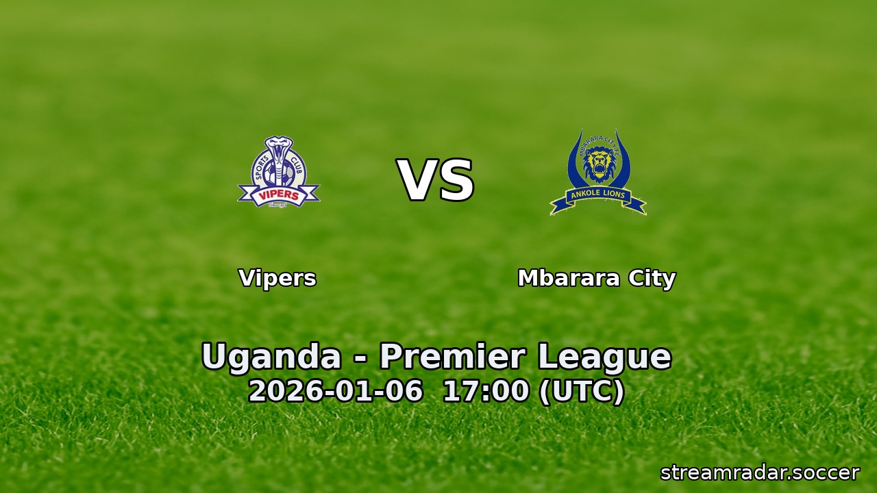 Vipers vs Mbarara City