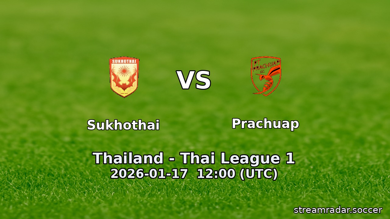 Sukhothai vs Prachuap