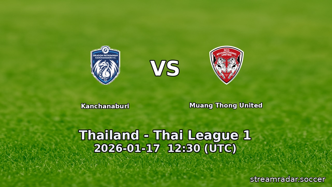 Kanchanaburi vs Muang Thong United