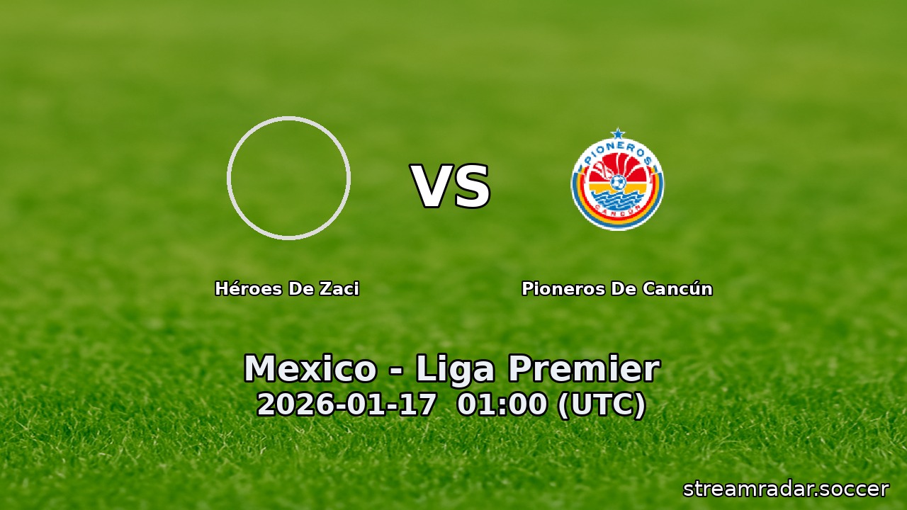 Héroes De Zaci vs Pioneros De Cancún