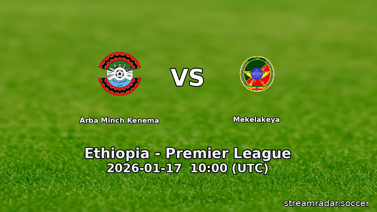 Arba Minch Kenema vs Mekelakeya