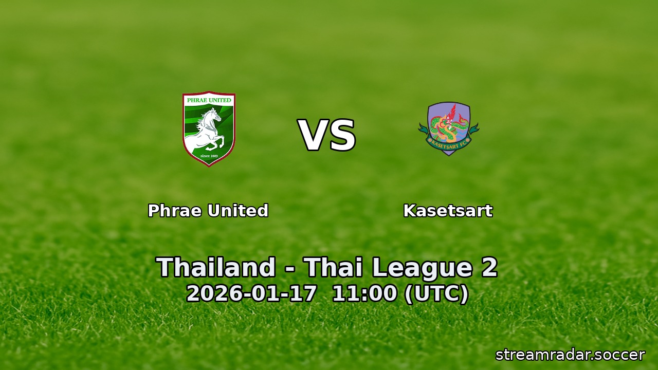 Phrae United vs Kasetsart