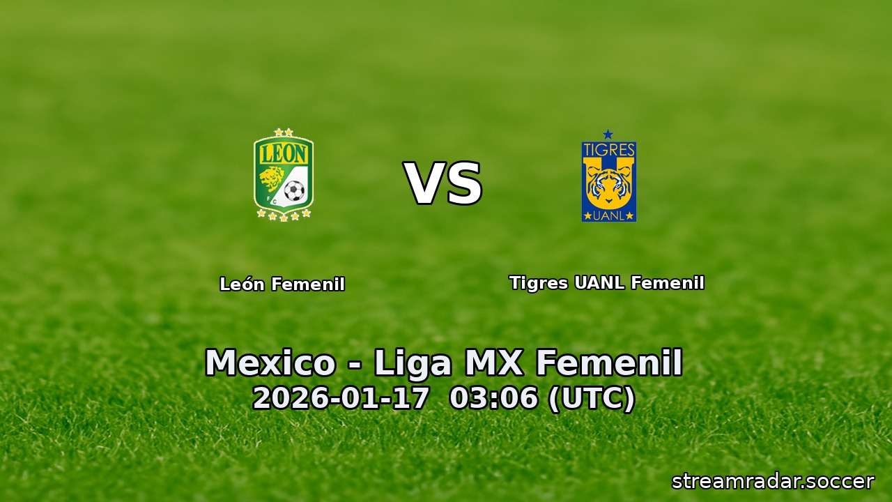 León Femenil vs Tigres UANL Femenil