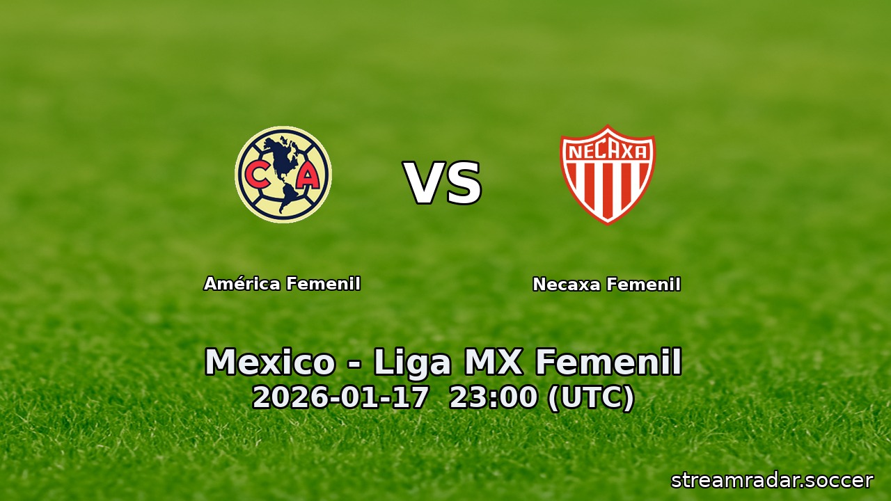 América Femenil vs Necaxa Femenil