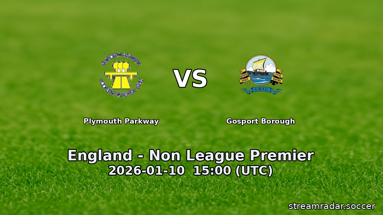 Plymouth Parkway vs Gosport Borough