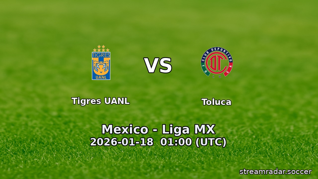 Tigres UANL vs Toluca