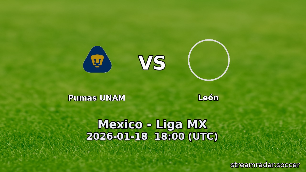 Pumas UNAM vs León