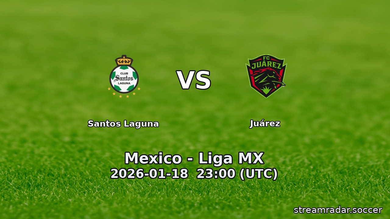 Santos Laguna vs Juárez