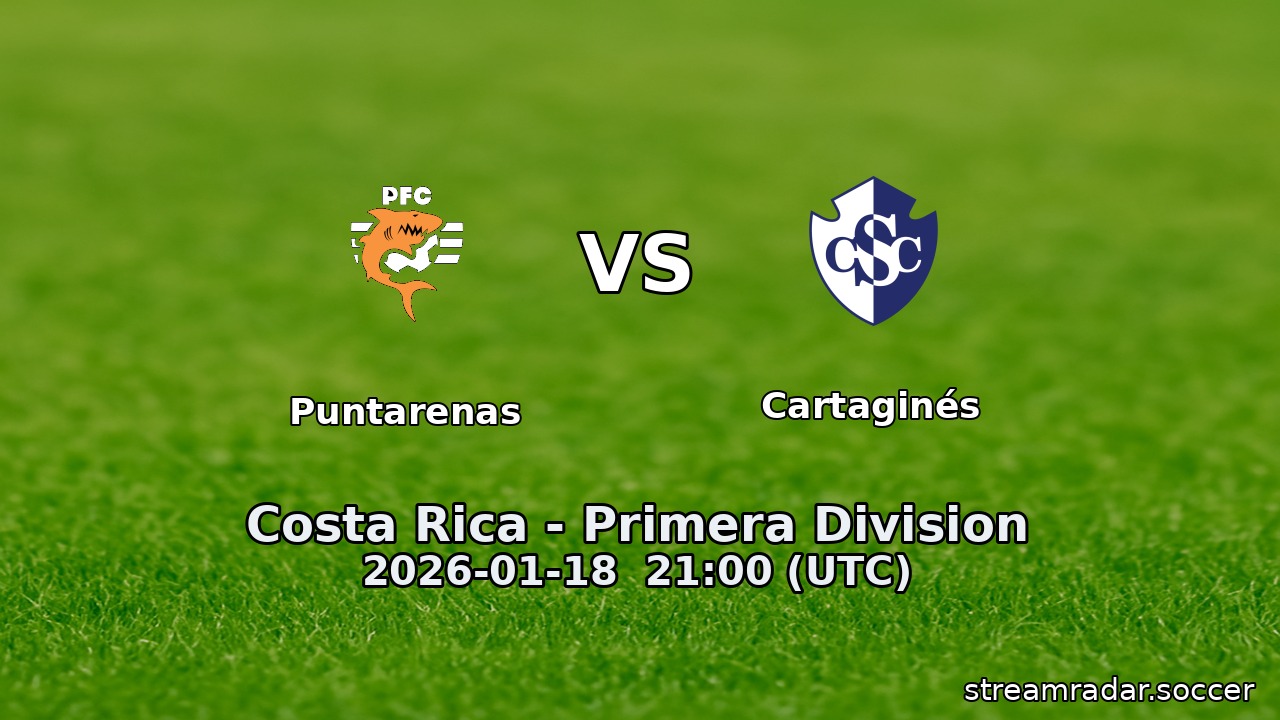 Puntarenas vs Cartaginés