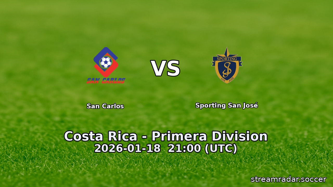 San Carlos vs Sporting San José