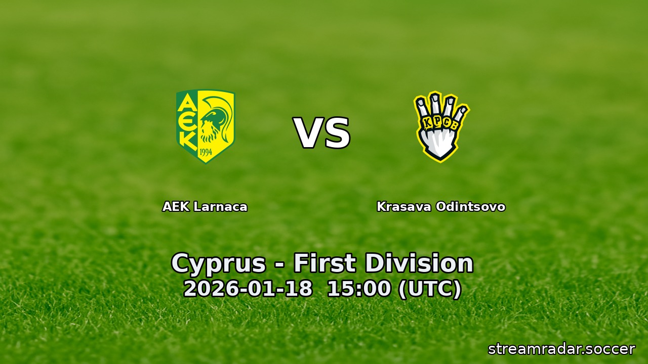 AEK Larnaca vs Krasava Odintsovo