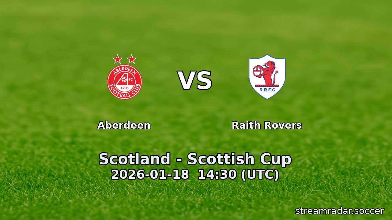 Aberdeen vs Raith Rovers