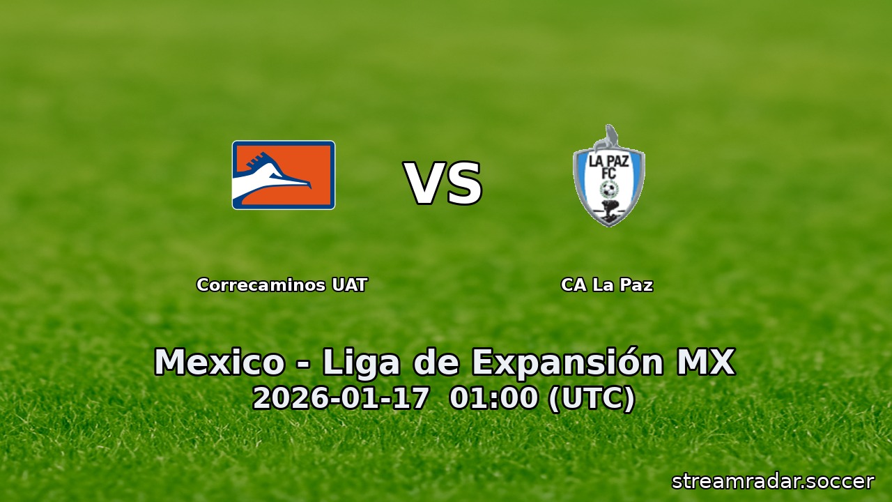 Correcaminos UAT vs CA La Paz